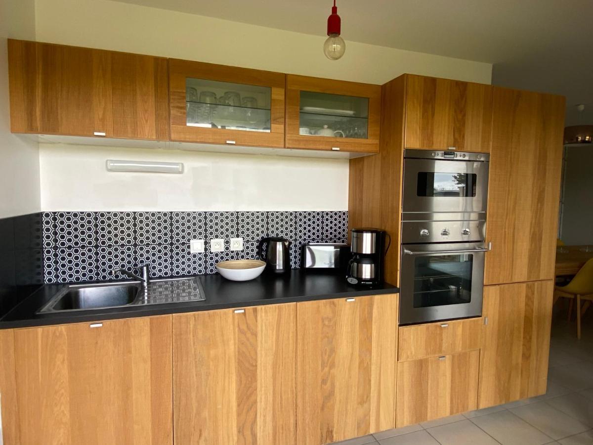 キブロンLogement En Rdc Port Haliguenアパートメント エクステリア 写真